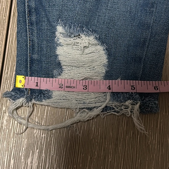 Good American good classic high rise ankle slim straight jeans indigo 4 27 - Picture 8 of 11